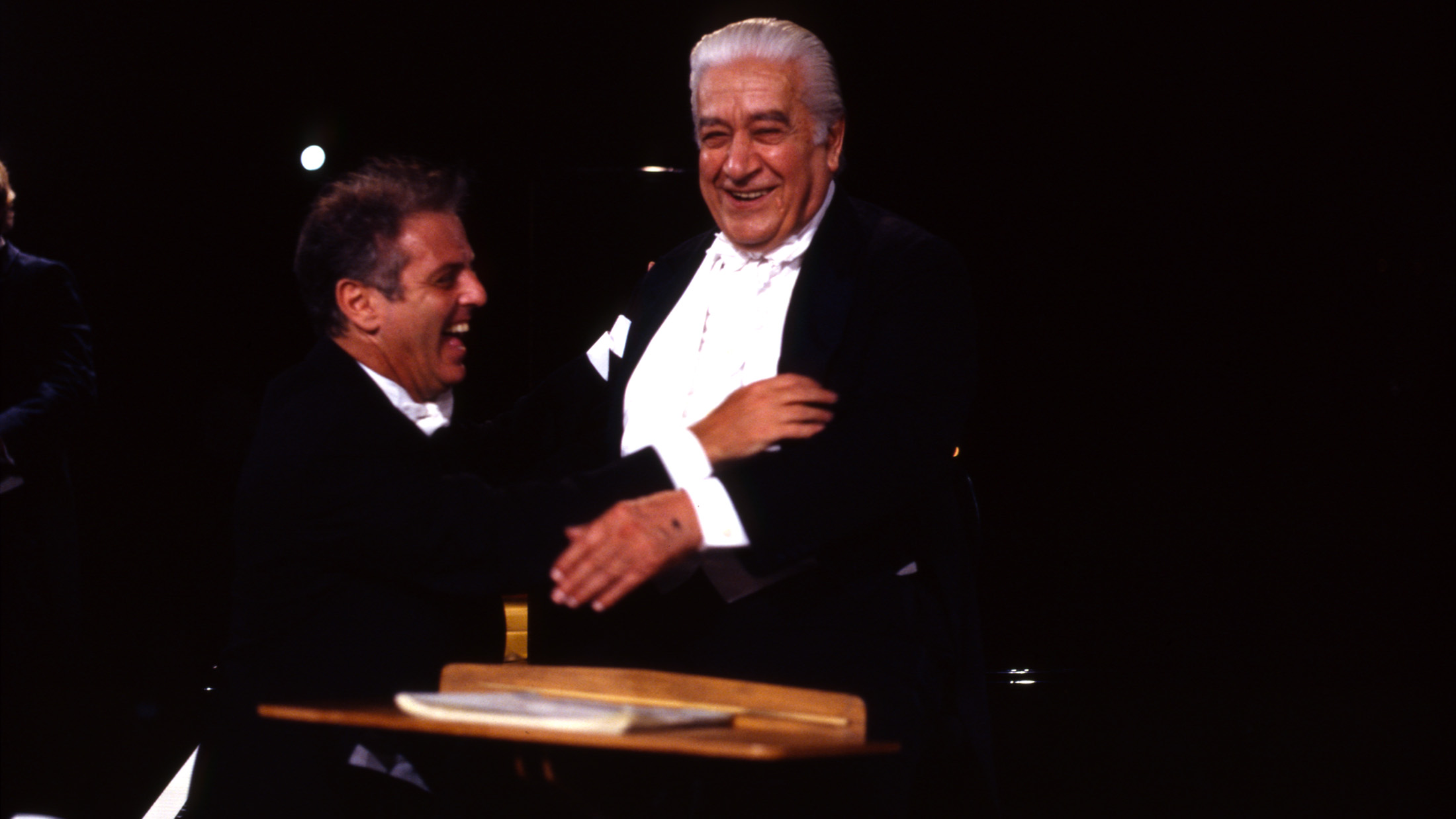 Sergiu Celibidache conducts Brahms — With Daniel Barenboim