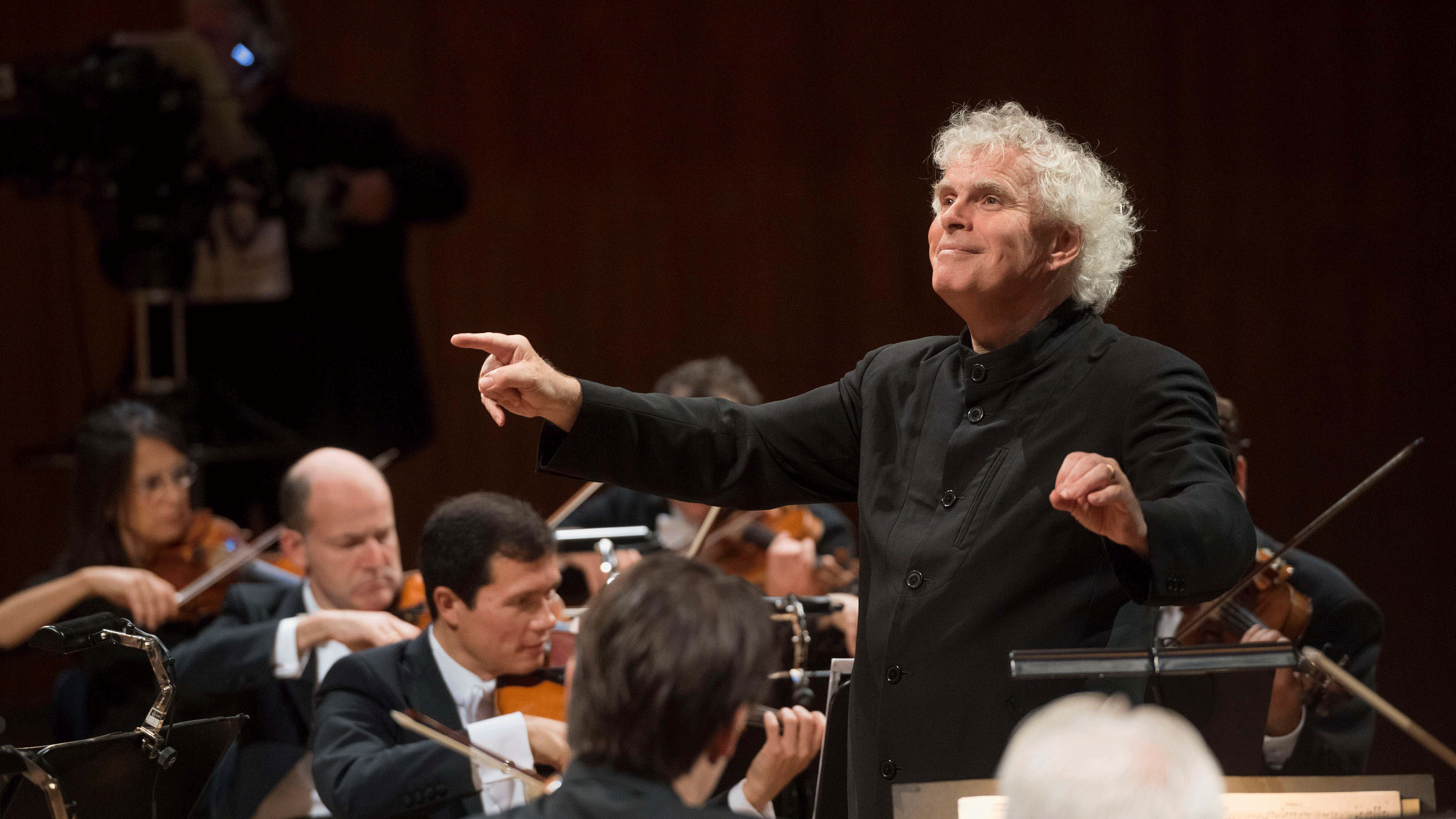 Sir Simon Rattle Conducts Mozart And Haydn's "Une Symphonie Imaginaire ...